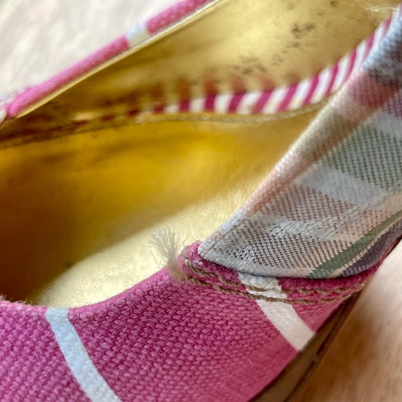 *GUC*COACH Berli Poppy Patchwork/Pink Multi Platform Slingbacks - sz 9 M, #A3279 - Picture 12 of 13